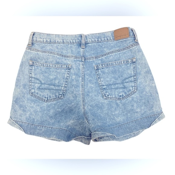American Eagle Outfitters Blue Jean Shorts High-Waisted Relaxed Fit - Picture 6 of 6